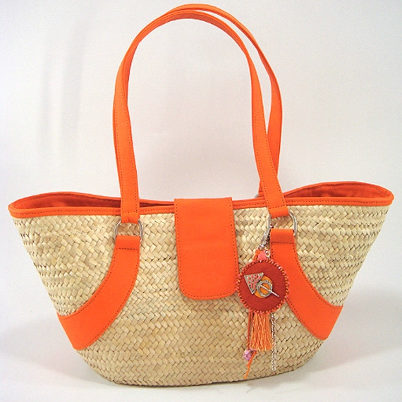 Couffin Tunisien moderne orange